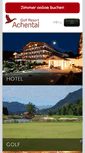 Mobile Screenshot of golf-resort-achental.com